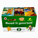 Ladybird Read It Yourself Tuck Box Level 2: 10 Books Box Set – Beauty and the Beast & Early Reader Collection for Kids