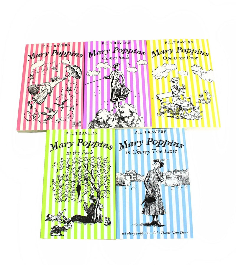 Mary Poppins The Complete Collection 5 Books Set