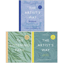 Julia Cameron Collection 3 Books Set (The Artist's Way, The Artist's Way Workbook, The Listening Path)