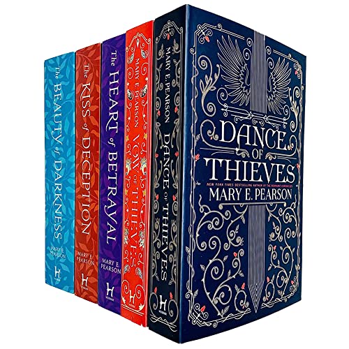 Mary E. Pearson Collection 5 Books Set (Dance of Thieves, Vow of Thieves, The Kiss of Deception, The Heart of Betrayal, The Beauty of Darkness)