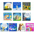 Children Bedtime Stories 10 Books Collection Set (Moonlight Adventure, Long Way, Bears House, Friend, Unicorn Club, Love, Little Owl, World, Monster and More!)