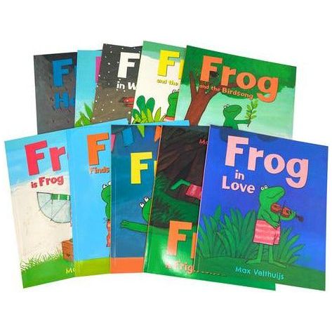 Frog Series 10 Books Collection Set by Max Velthuijs Frog is Frog, Frog is a Hero