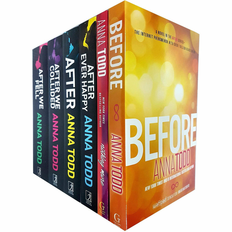Anna Todd Before And After Series 6 Books Set Collection