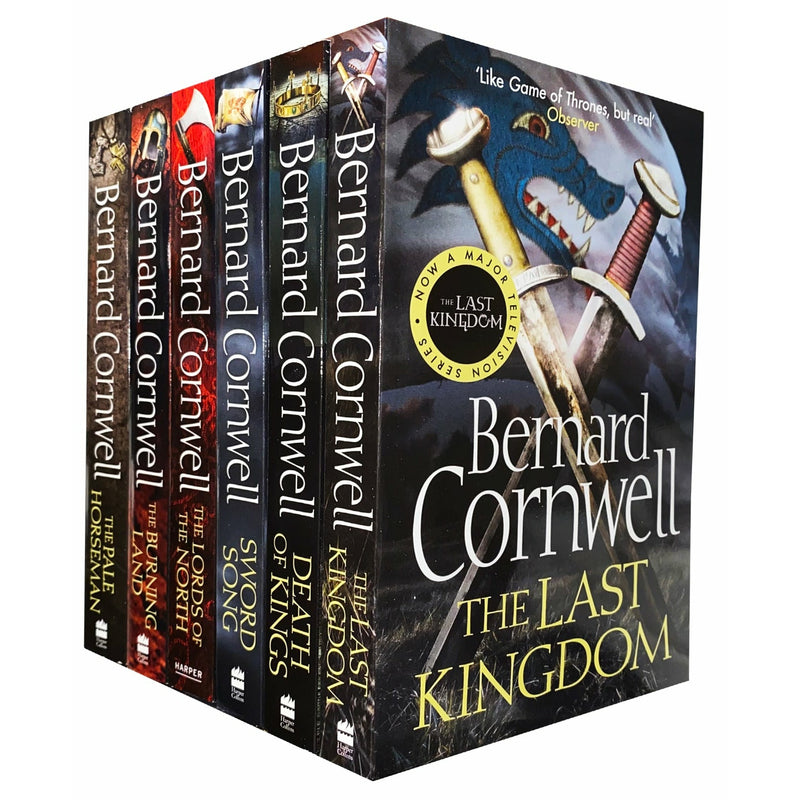 The Last Kingdom Warrior Chronicles Saxon Tales Series 1-6 Books Collection Set by Bernard Cornwell
