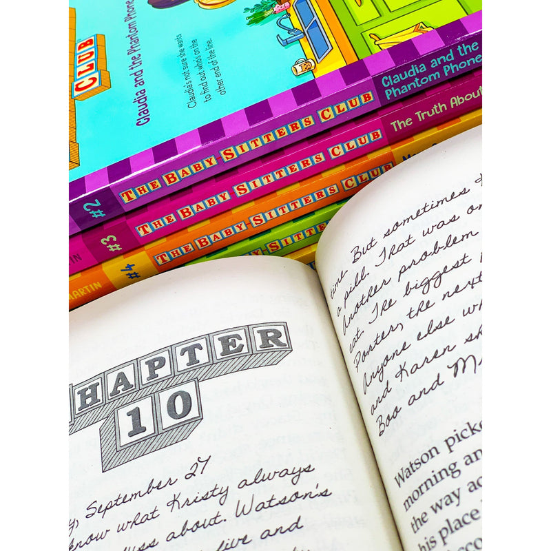 The Baby-Sitters Club 6 Books Set Collection by Ann M. Martin NOW A MAJOR NETFLIX SERIES!