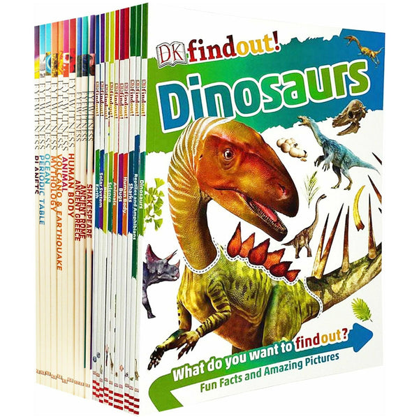 DK Eyewitness and Findout Series 20 Books Collection Set With Fun Facts And Amazing Pictures