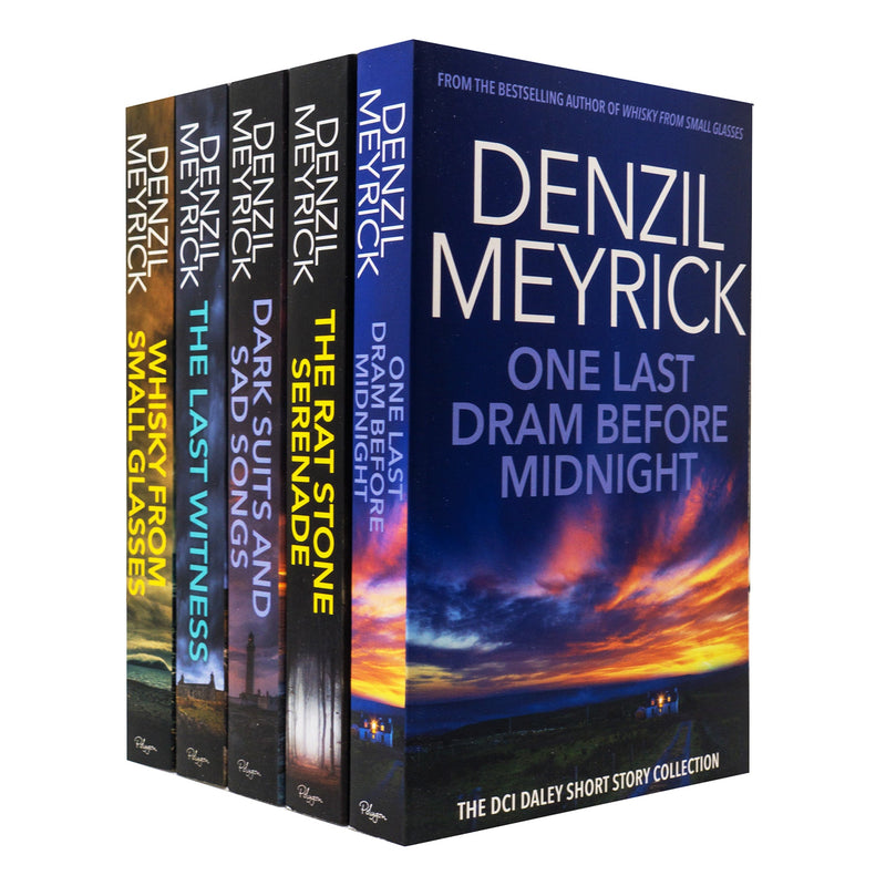 A DCI Daley Thriller Series 5 Books Set by Denzil Meyrick (Whisky From Small Glasses, Dark Suits and Sad Songs, The Last Witness and More!)