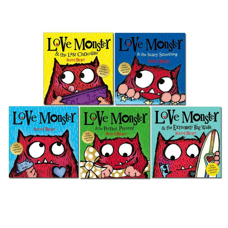 Rachel Bright Love Monster Collection 5 Books Set