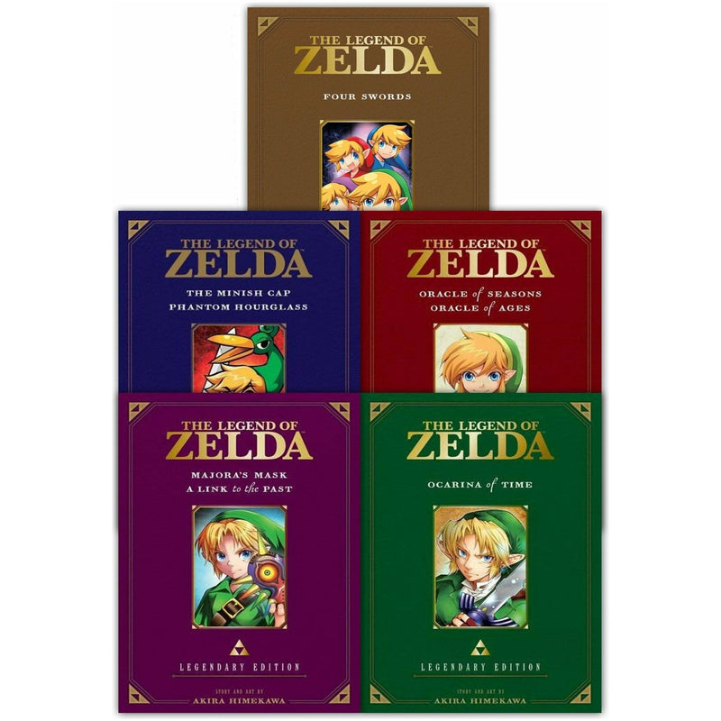 The Legend of Zelda Legendary Paperback Edition Vol 1-5 Collection 5 Books Set