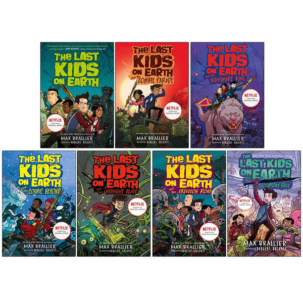 The Last Kids on Earth Collection 7 Books Set By Max Brallier Netflix Original