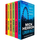 Mick Herron Jackson Lamb Thriller Series 6 Books Collection Set (Slow Horses, Dead Lions, Real Tiger, Spook Street, London Rules, Joe Country)
