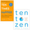 Ten Times Happier and Ten to Zen By Owen O Kane 2 Books Collection Set