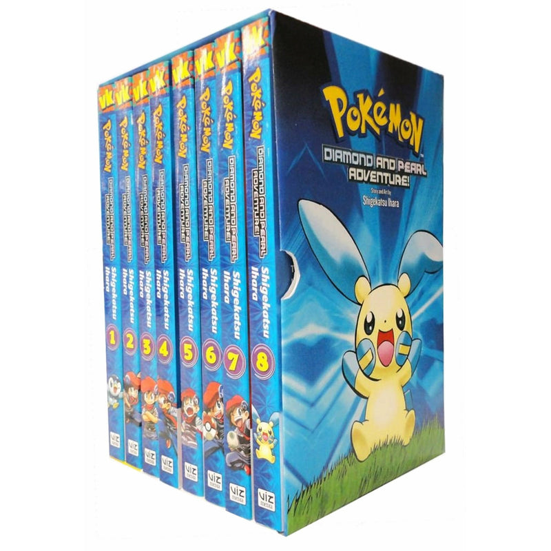 Pokemon Diamond And Pearl Adventure 8 Books Collection Box Set Vol 1-8
