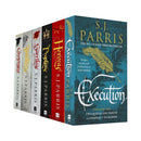 S J Parris Giordano Bruno Series 6 Books Collection Set Pack - Heresy Treachery Prophecy Sacrilege, Execution