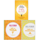 B.K.S. Iyengar Collection 3 Books Set (Light on Life, Light on Yoga, Light on Pranayama)
