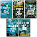 Shari Lapena 5 Books Collection Set (The Couple Next Door, The End of Her, Not a Happy Family, Someone We Know, A Stranger in the House)