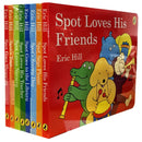 Spot Story Collection 8 Books Set Pack by Eric Hill - Spot Loves Nursery, Spot Goes Shopping, Spot Toys, Spot Loves his Teacher, Spot Goes to the Li