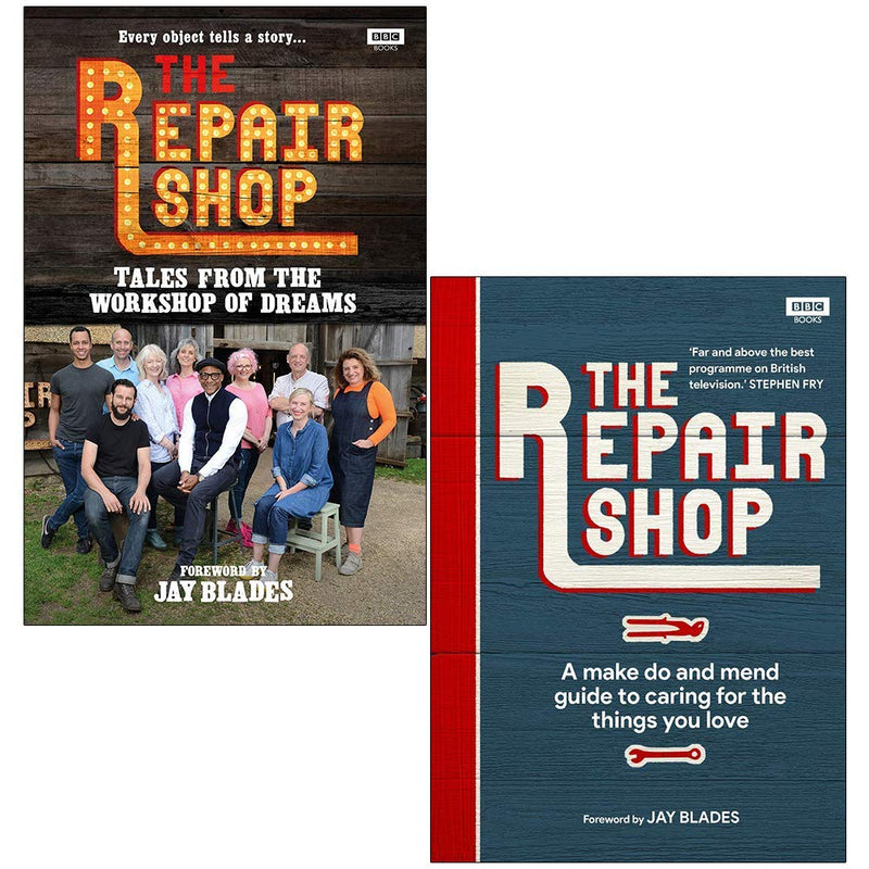The Repair Shop Tales from the Workshop of Dreams &amp; The Repair Shop A Make Do and Mend Handbook By Karen Farrington 2 Books Collection Set