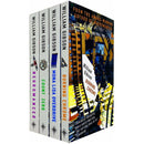William Gibsons 4 Books Collection Set Count Zero, Burning Chrome, Neuromancer, Mona Lisa Overdrive