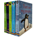 Usborne Touchy-Feely Books That's Not My Wild Animal Series 3 Collection 5 Books Set Penguin, Panda, Meerkat, Lion, Monkey