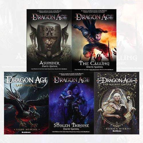Dragon Age Series David Gaider Collection 5 Books Set Inc Asunder, Stolen Throne