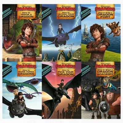 Dreamworks Dragon Collection 6 Books Set Raise Three Dragons Pick Your Dragon Defend Your Dragon Y.. - books 4 people
