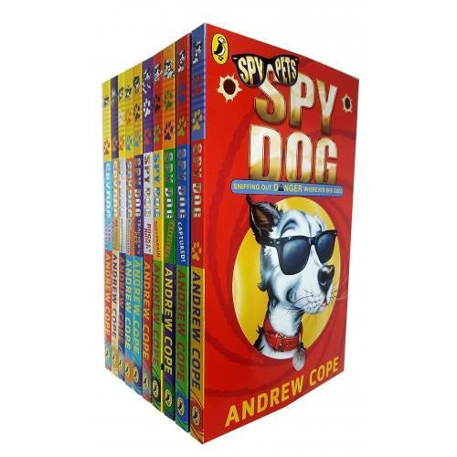 Spy Dog Series Andrew Cope Collection 10 Books Set - Unleashed Mummy Madness Captured Rocket Rider.. - books 4 people