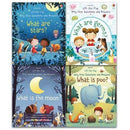Usborne Lift The Flap Very First Questions And Answers 4 Books Collection Set What Is The Moon What Are Stars What Are Germs What Is Poo - books 4 people