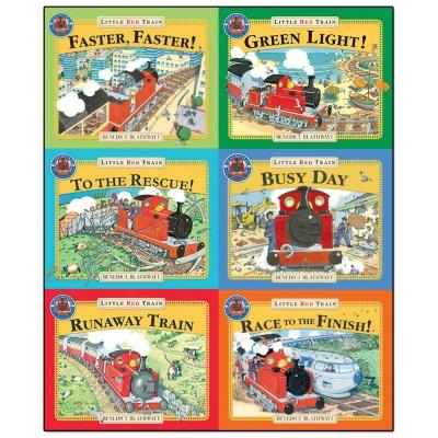 Little Red Train Benedict Blathwayt Collection 6 Books Set Faster Faster Green Light To The Rescue.. - books 4 people