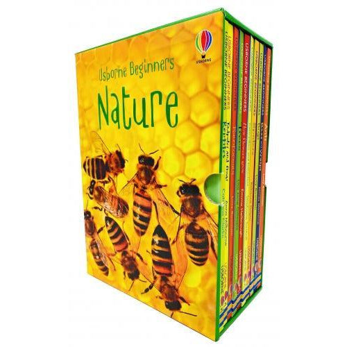 Usborne Beginners Nature 10 Books Box Set Collection Reptiles Rainforests Trees How Flowers Grow S.. - books 4 people