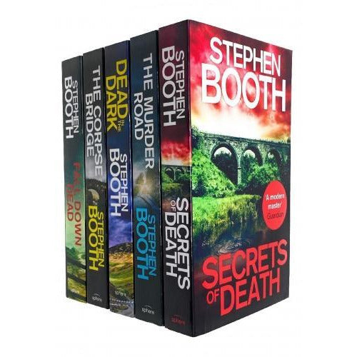 Stephen Booth Cooper And Fry Series 5 Books Collection Set - The Murder Road Secrets Of Death Dead.. - books 4 people