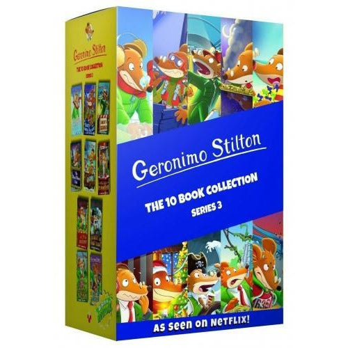 Geronimo Stilton 10 Book Boxset Collection Series 3 - Ages 5-7 - books 4 people