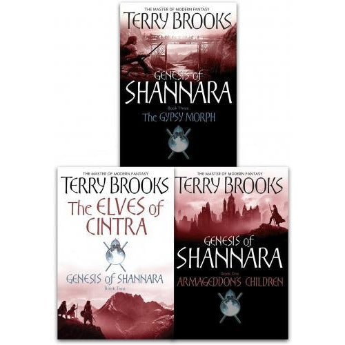 The Genesis Of Shannara Series Terry Brooks 3 Books Collection Set Armageddons Children The Elves .. - books 4 people